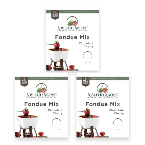 Miniatura 6 de Una mezcla de fondue de caramelo con sal marina (paquete de 3), sabor natural, sin MSG, sin gluten. Sin conservantes, fácil de hacer, inmersión
