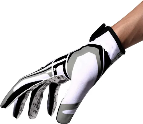 Miniatura 2 de Guantes deportivos de bateo de béisbol/sóftbol súper agarre para adultos y jóvenes Blanco