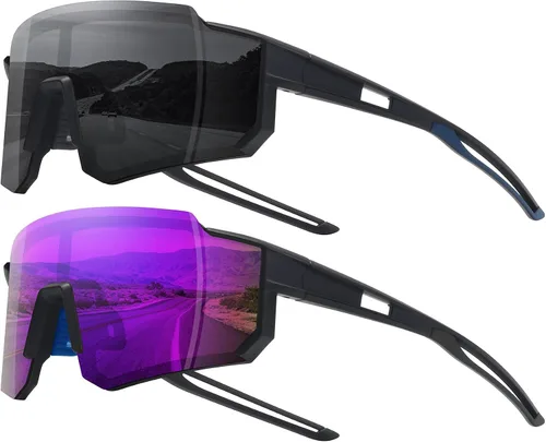 Miniatura 9 de STORYCOAST Lentes de sol deportivos polarizados para hombres y mujeres, para conducir, pesca, ciclismo, bicicleta de montaña, protección UV400