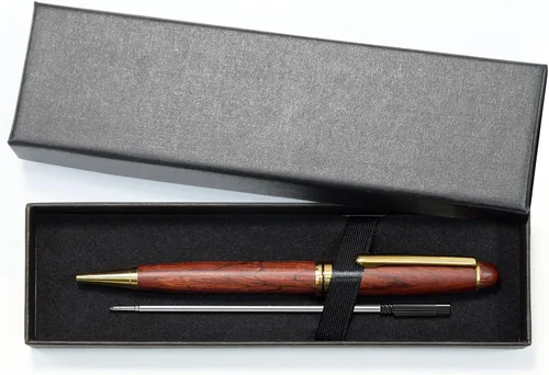 Miniatura 7 de Cambond - Bolígrafos de bola con lápiz de madera - Juego de bolígrafos elegantes con caja de regalo, regalo de Navidad, bonito juego de bolígrafos