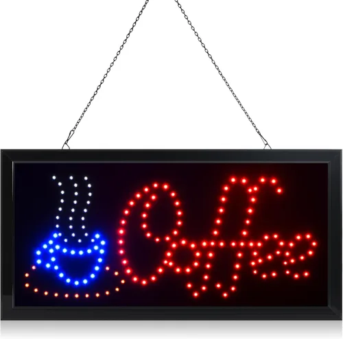 Miniatura 8 de Letrero de luz de neón LED con animación de encendido/apagado y encendido/apagado, dos interruptores para negocios (letrero de barra L02)