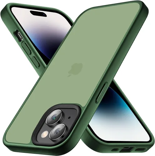 Miniatura 10 de Yriklso Funda para iPhone 15, a prueba de golpes para iPhone 15, protección contra caídas de grado militar, carcasa protectora rígida delgada