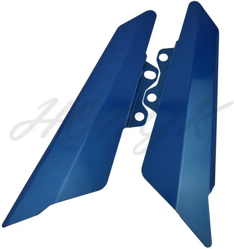 Miniatura 3 de HONGK - Placa de cubierta del panel lateral de carenado lateral izquierdo y derecho compatible con Kawasaki Z900 2017 Aluminio Azul [B07B4S9FLZ]