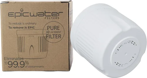 Epic Water Filters Filtro de repuesto/compatible con jarra de agua Epic Pure, elimina flúor, plomo, productos químicos para siempre, metales