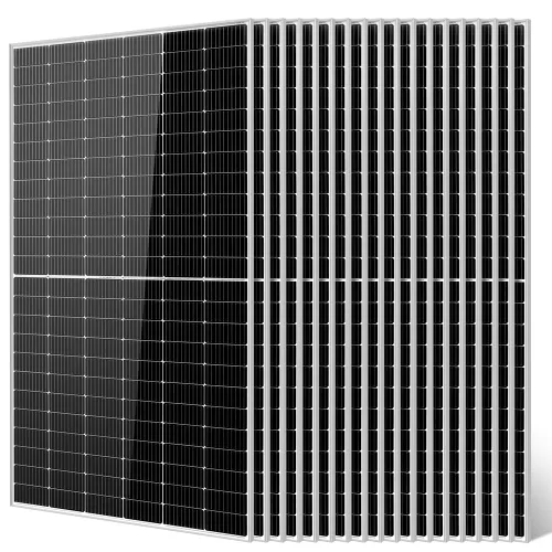 Miniatura 11 de SUNGOLDPOWER UL61730 - Panel solar de 450 W, 8 unidades, monocristalino, célula de clase A, rígido, alta eficiencia, carga de 12 V/24 V/48 V