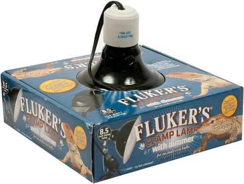 Miniatura 10 de Lámpara Fluker's Repta-Clamp, luz de abrazadera resistente para tanques y terrarios de reptiles, aprobada UL/CUL, excelente para el baño