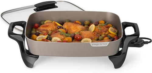 Miniatura 3 de Presto Sartén eléctrica de 16 pulgadas, cerámica gris