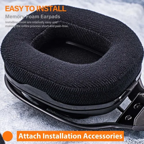 Miniatura 6 de Almohadillas para oídos A40 TR, almohadillas de repuesto compatibles con Astro A40 tr Headset I A40 TR Mod Kit/A40 Accesorios/diadema/espuma