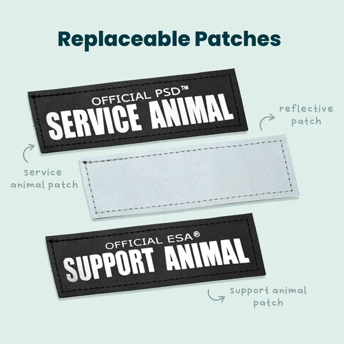 Miniatura 4 de Support Pets – El Único Arnés Oficial ESA™ para Perros – Chaleco Ajustable Sin Tirones para Fácil Reconocimiento de Mascotas con Correas
