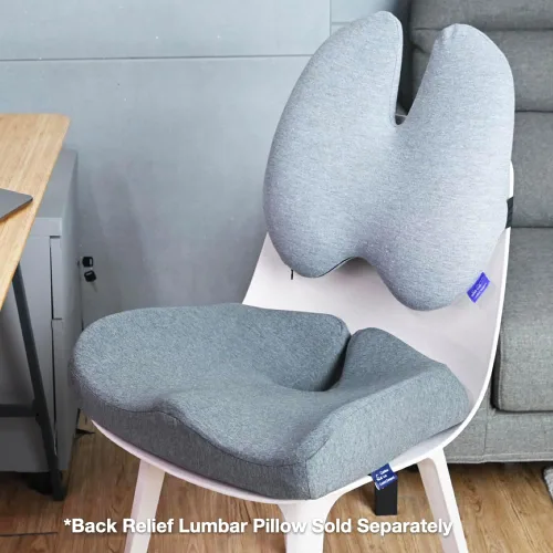Miniatura 8 de C CUSHION LAB Cojín de Asiento Patentado de Alivio de Presión para Largas Horas Sentado en Silla de Oficina/Casa, Auto, Silla de Ruedas - Espuma