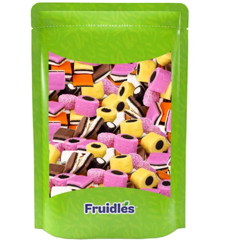 Miniatura 7 de Fruidles Gomitas de Regaliz Allsorts de Estilo Inglés, Dulces Allsorts, Sin OGM (1 Libra)