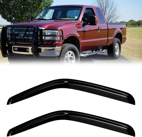 Miniatura 88 de Protectores de lluvia de ventana para Ford F150 SuperCab 2004-2014 2 piezas deflector de ventana para 09-14 F-150 con 2 puertas delanteras
