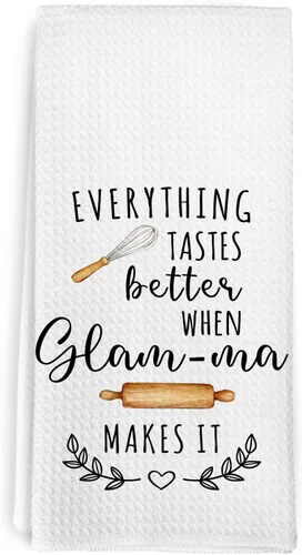 Miniatura 9 de Gigi - Toallas de cocina para el día de la madre, regalos de cumpleaños, para mujeres, abuelas de nietos, nietos, todo sabe mejor cuando Gigi lo