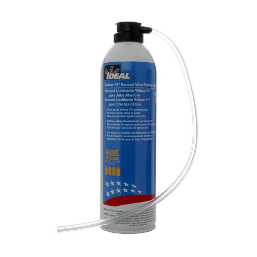 Miniatura 3 de Ideal Eléctrico Amarillo 77 Lubricante de tracción de alambre, cubo de 1 galón, modelo 31-351