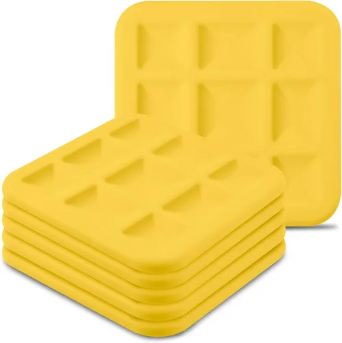 Miniatura 16 de Paquete de 6 salvamanteles de silicona para platos calientes, almohadillas calientes para cocina, salvamanteles para ollas y sartenes calientes