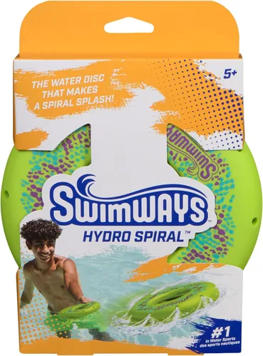 SwimWays Hydro Spiral, juguetes de piscina para niños y adultos, anillo de lanzamiento para playa, lago y piscina, juguetes al aire libre para niños