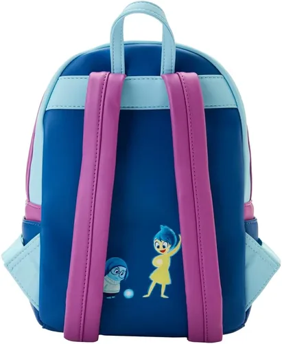 Miniatura 3 de Loungefly Pixar Moments Inside Out - Bolsa de hombro con doble correa y panel de control, Multi colorido, Mini