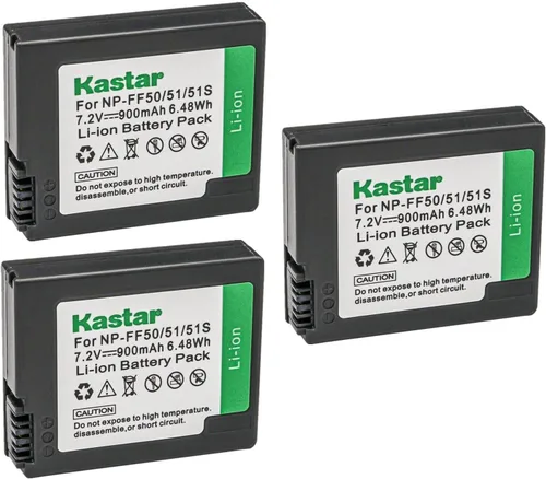 Miniatura 5 de Kastar Batería NP-FF50 / NP-FF51 / NP-FF51S de repuesto para Sony DCR-PC106, DCR-PC106E, DCR-PC107, DCR-PC107E, DCR-PC108, DCR-PC108E, DCR-PC109