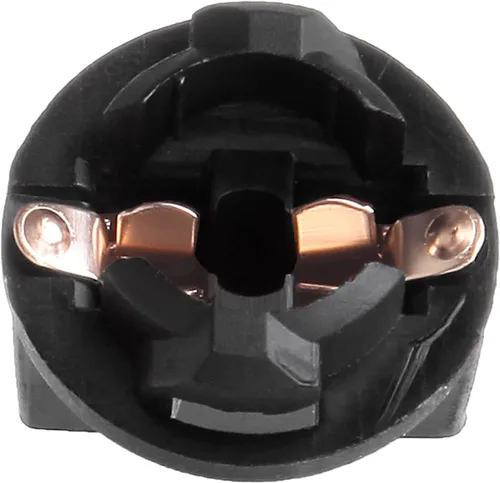 Miniatura 2 de cciyu Paquete de 6 bombillas de 1/2 agujero giratorio para tablero de instrumentos 194 168 T10, repuesto de cuña para bombillas tipo 194/168