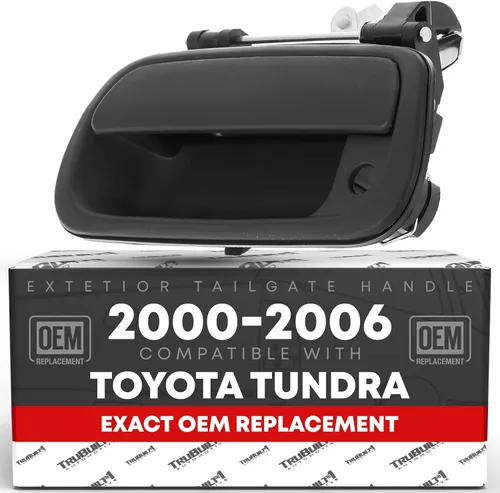 Reemplazo del conjunto de la manija del portón trasero con ojo de cerradura, compatible con Toyota Tundra 2000-2006, pestillo de manija de puerta