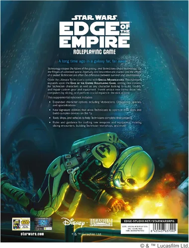 Miniatura 3 de Asmodee Libro de fuente de modificaciones especiales de Star Wars Edge of The Empire Juego de rol Juego de estrategia para adultos y niños A