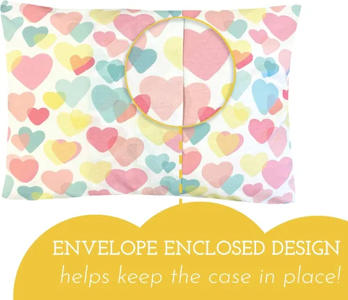 Miniatura 2 de Little Sleepy Head Funda de almohada para niños pequeños, 100% algodón y funda de almohada hipoalergénica para almohada de niños pequeños, funda