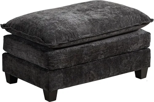 Miniatura 25 de Sofá modular modular de felpilla negra de 78 pulgadas para sala de estar, sofá modular de felpilla negra para sala de estar, sofás para sala de Negro