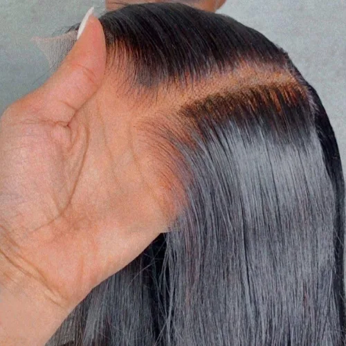 Miniatura 11 de Cierre frontal de encaje HD de 13 x 4 pulgadas, cabello humano lacio con encaje frontal de 10 pulgadas, cabello virgen brasileño 100% sin procesar