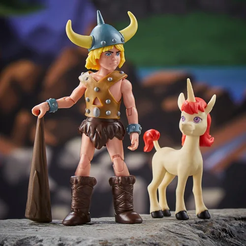 Miniatura 6 de Dungeons & Dragons Cartoon Classics - Juego de 2 figuras de acción de Bobby & Uni de 6 pulgadas, dibujos animados de los años 80, incluye d12