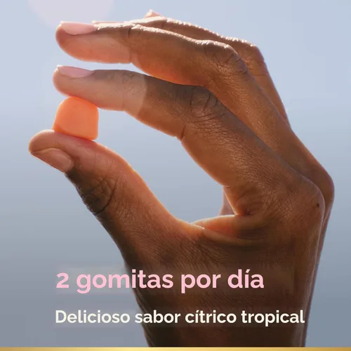 Miniatura 8 de Nature's Bounty Optimal Solutions Gomitas de pectina de colágeno para el cabello, la piel y las uñas, 100 mg de colágeno y 2,500 mcg de biotina por