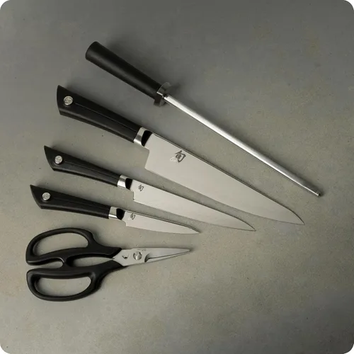 Miniatura 3 de Shun Sora - Juego de 6 piezas de bloques, incluye chef de 8 pulgadas, pelado de 3.5 pulgadas, cuchillos utilitarios de 6 pulgadas y más, juego