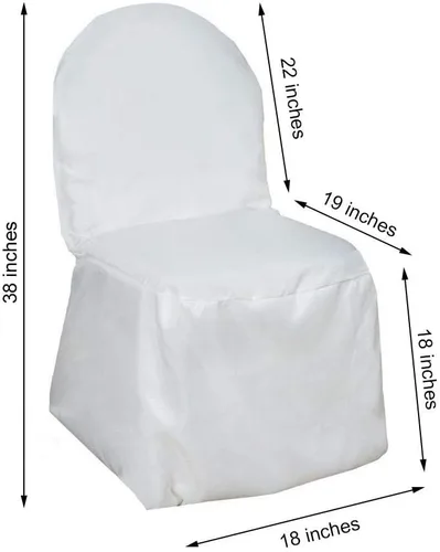 Miniatura 3 de Balsa Circle 10 fundas de poliéster negro para sillas de banquetes para fiestas, bodas, ropa de cama, decoración, comedor, ceremonia, recepción