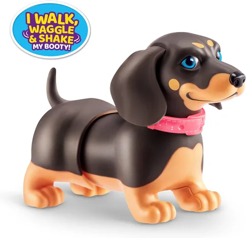 Miniatura 2 de Pets Alive Booty Shakin' Pups (Frenchie & Dachshund) de ZURU, paquete de 2 juguetes de perro mini interactivos que caminan, se bambolean y sacuden