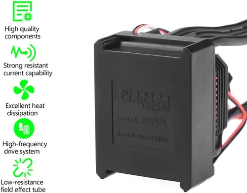 Miniatura 3 de GoolRC Controlador de velocidad eléctrico impermeable ESC sin escobillas 150A para 1/8 RC Truck Off-Road Car