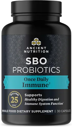 Miniatura 9 de Ancient Nutrition Probióticos para hombres, Probióticos SBO para hombres una vez al día, 30 unidades, para una digestión saludable y apoyo a