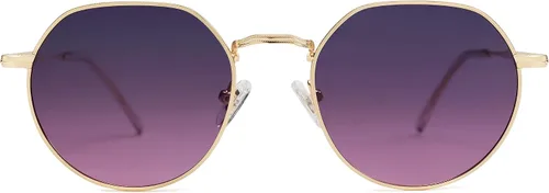 Miniatura 3 de SOJOS Gafas de sol polarizadas redondas de polígono para mujeres y hombres, retro, clásicas, vintage, Panto octogonales, SJ1157