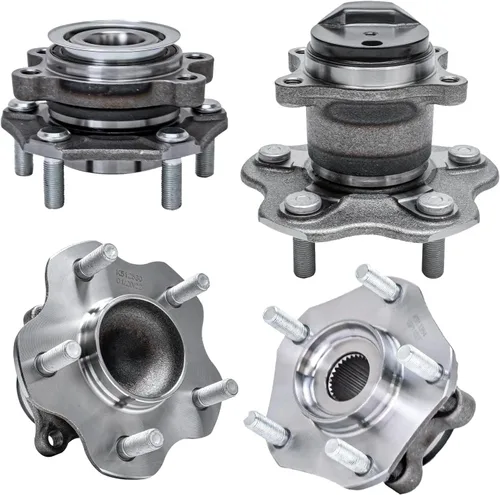 Miniatura 83 de Detroit Axle - Kit de nudillos de dirección delantera izquierda para Ford Edge Lincoln MKX 07-10, cojinete de rueda del lado del conductor, nudillo