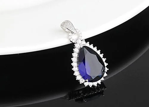 Miniatura 3 de Crystalline Azuria Jewelry Sets for Women Wedding Jewelry Sets Bridal Jewelry Set with Necklace and Earring for Bride Cubic Zirconia Bridesmaid