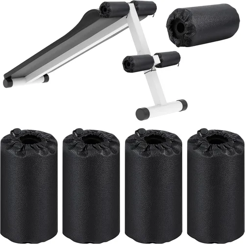 Miniatura 7 de Hollowfly 4 almohadillas de espuma para pies de repuesto para banco de pesas, mesa de inversión y equipos de ejercicio de gimnasio