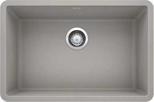 Miniatura 4 de BLANCO, Antracite 522259 PRECIS SILGRANIT Fregadero de cocina de montaje inferior de tazón único