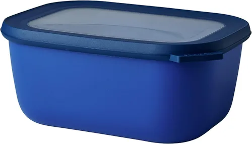 Miniatura 34 de Mepal Cirqula - Recipiente circular rectangular para almacenar y servir alimentos con tapas transparentes, perfecto para preparación de alimentos