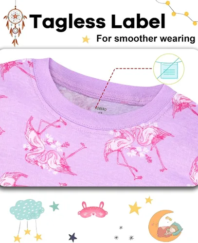Miniatura 2 de Pijamas de Navidad para niños y niñas de 18 meses-12 años, ropa de dormir 100% algodón