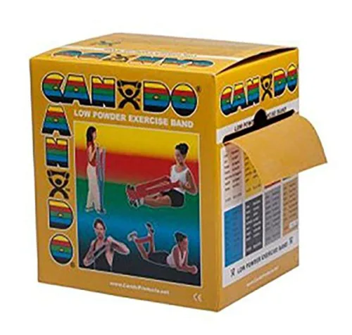 Miniatura 8 de CanDo 35648 Bandas de ejercicio Roll, X-Light, sin látex, 6 yardas de longitud