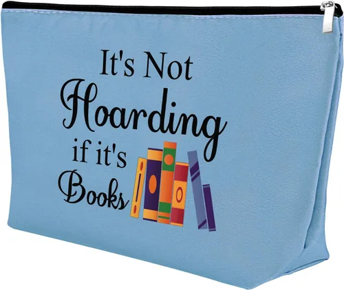 Miniatura 10 de Mxrymvu Regalos para amantes de los libros, regalos para bibliófilos, bolsa de maquillaje, libro de lectura, club, regalo para mujeres, bolsa