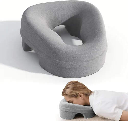 Miniatura 9 de Almohada de masaje facial para cama, almohada de masaje en mesa de masaje, almohadas perforantes, almohada para dormir, cuna facial después