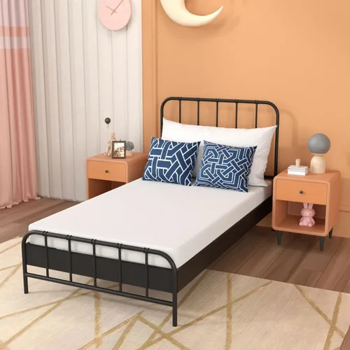 Miniatura 8 de Colchón individual de espuma viscoelástica de 5 pulgadas con certificado CertiPUR-US para sueño fresco y alivio de presión, colchón de cama