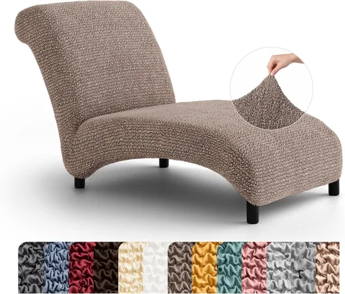 Miniatura 20 de PAULATO BY GA.I.CO. Funda para Silla de Tumbona Sin Brazos - Funda Deslizante para Silla de Tumbona - Funda para Sofá de Salón - Fundas Deslizantes