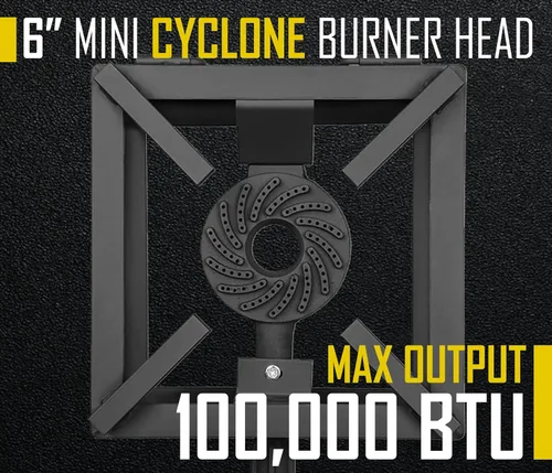Miniatura 4 de CONCORD Quemador de propano único para exteriores THE BLOCK BURNER de 12". 100,000 BTU ¡Excelente para elaboración de cerveza casera, camping