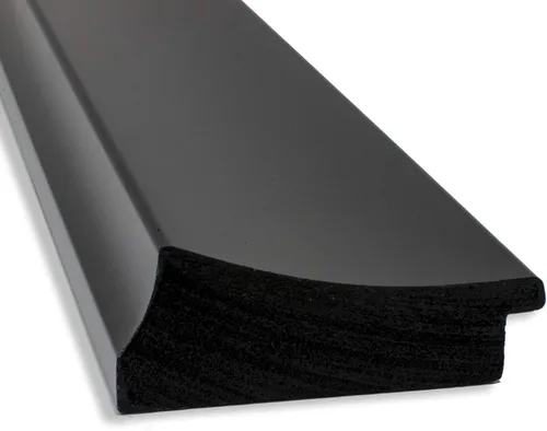 Miniatura 2 de Amanti Art Espejo de pared para puerta, espejo de longitud completa (52 x 18 pulgadas), espejo estrecho de cuerpo completo negro grande y espejo
