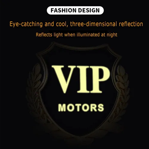 Miniatura 3 de Adhesivo de metal VIP 3D para automóvil, decoración de emblema de automóvil, decoración de automóvil, calcomanías de insignia VIP para automóviles